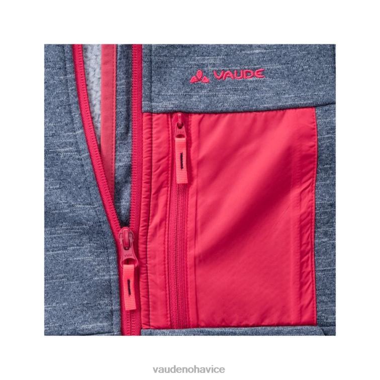 VAUDE 6FF4J2126 oblečenie tmavé more/ružové deti páperová bunda kikimora