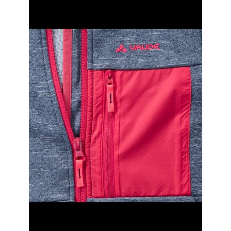VAUDE 6FF4J2126 oblečenie tmavé more/ružové deti páperová bunda kikimora