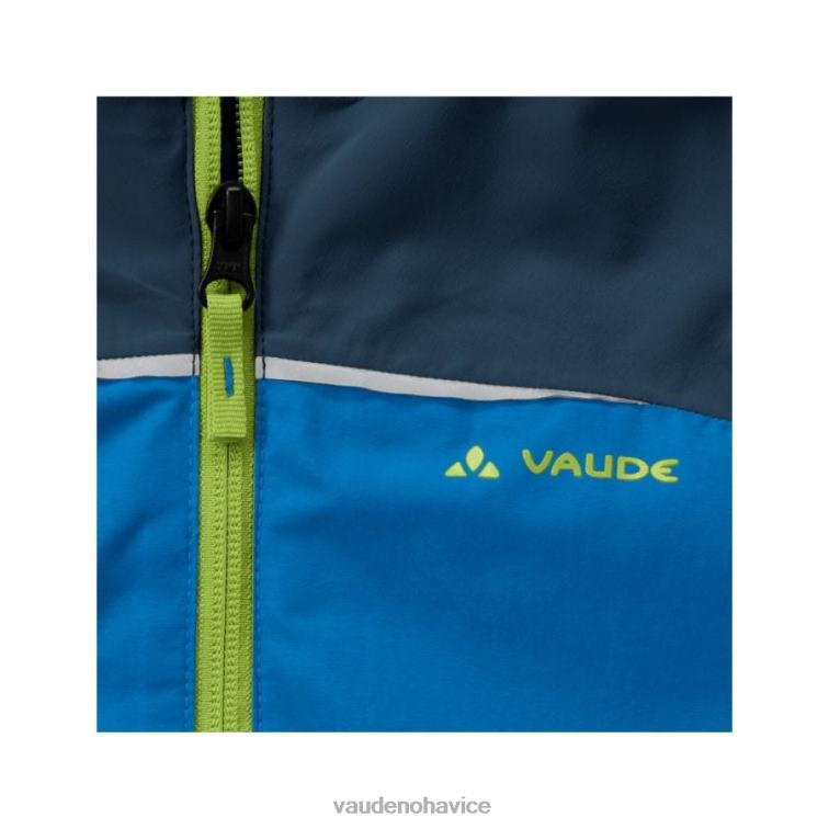 VAUDE 6FF4J2147 oblečenie vyžarovať/zelená deti Bunda do dažďa turaco ii