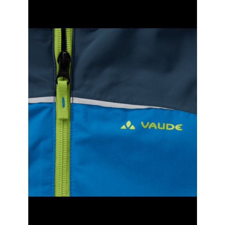 VAUDE 6FF4J2147 oblečenie vyžarovať/zelená deti Bunda do dažďa turaco ii