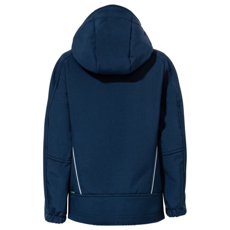 VAUDE 6FF4J2161 oblečenie tmavé more/modré deti rondane iv softshellová bunda