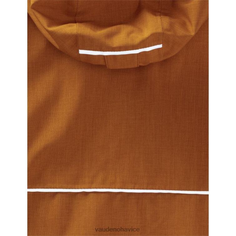 VAUDE 6FF4J2194 oblečenie spálená žltá deti 2-vrstvová bunda do dažďa hylax