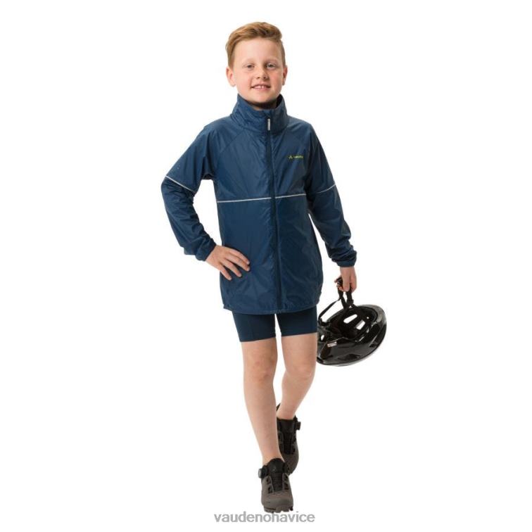 VAUDE 6FF4J2198 oblečenie temné more deti cyklistická vetrovka elmo