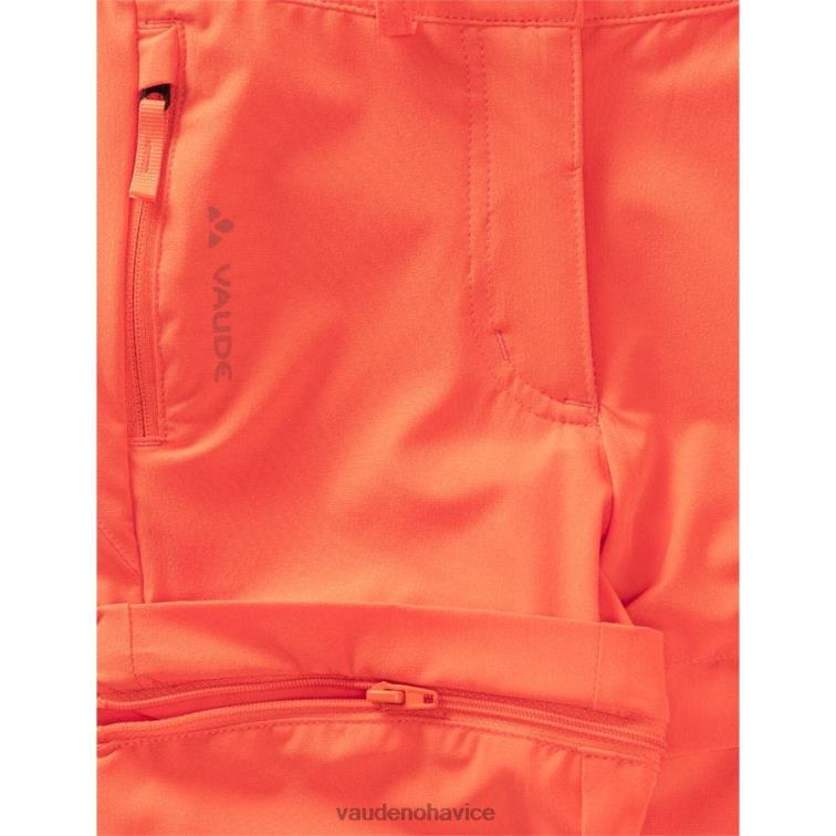 VAUDE 6FF4J2256 oblečenie temné more deti slim fit odnímateľné turistické nohavice na zips