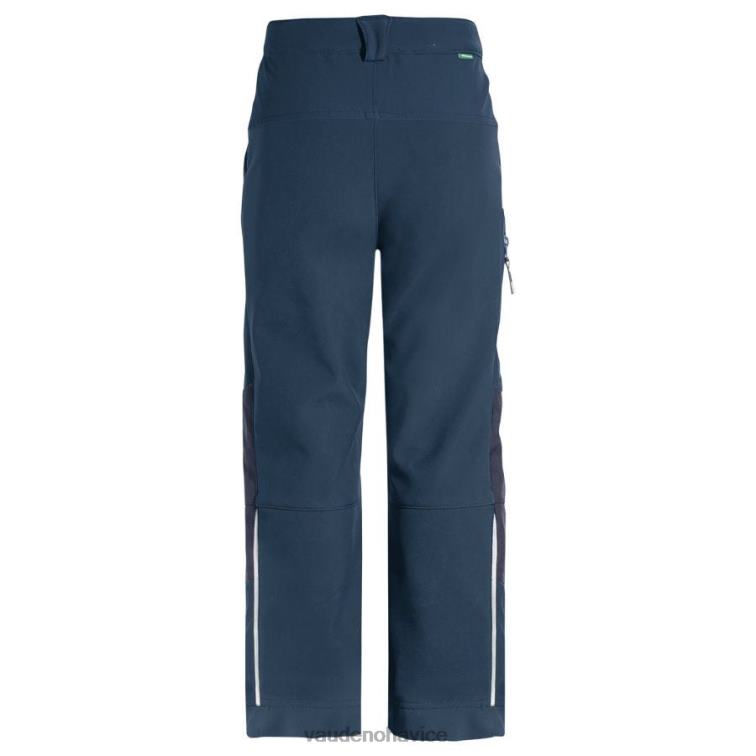 VAUDE 6FF4J2296 oblečenie temné more deti rondane softshellové nohavice
