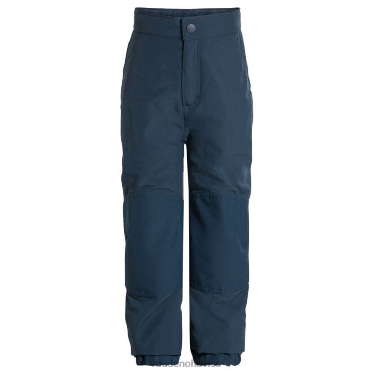 VAUDE 6FF4J2300 oblečenie temné more deti caprea nohavice s teplou podšívkou II