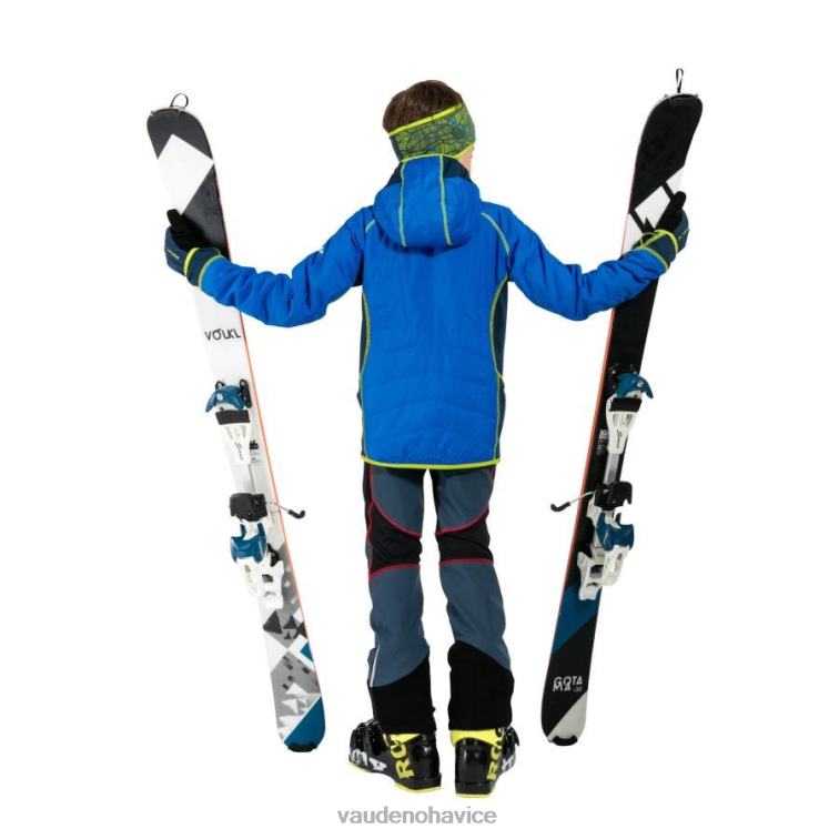 VAUDE 6FF4J2301 oblečenie tmavé more/zelené deti softshellové nohavice capacida