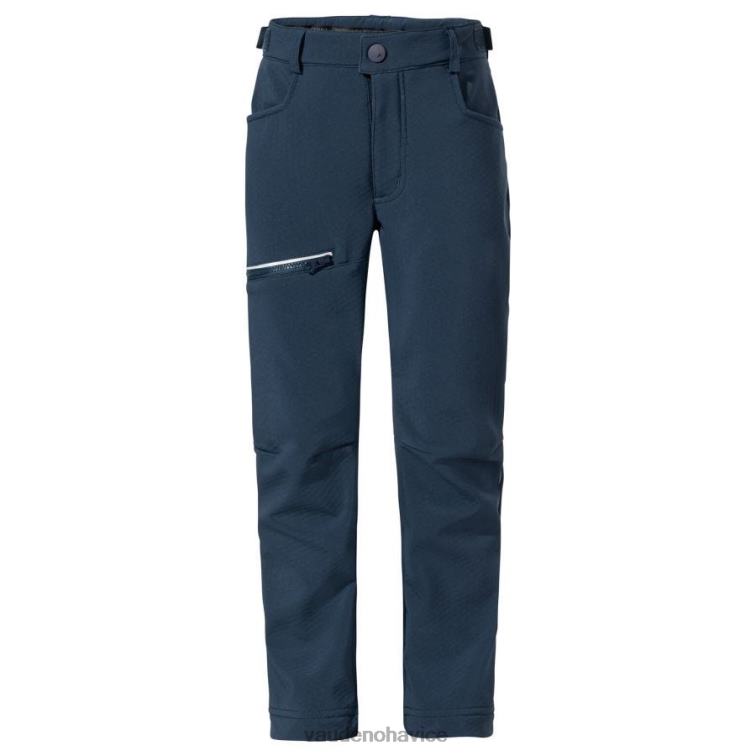 VAUDE 6FF4J2310 oblečenie temné more deti Softshellové cyklistické šortky qimsa