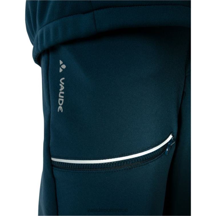 VAUDE 6FF4J2310 oblečenie temné more deti Softshellové cyklistické šortky qimsa