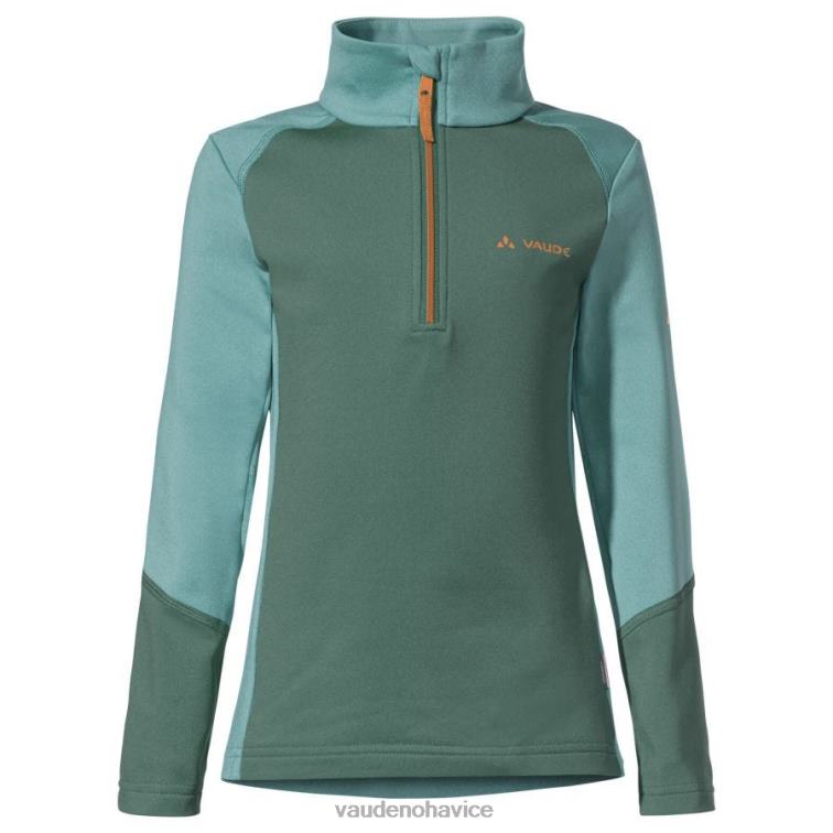 VAUDE 6FF4J2319 oblečenie prašný les deti livigno fleece sveter s polovičným zipsom
