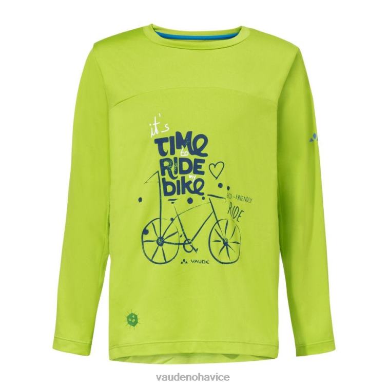 VAUDE 6FF4J2330 oblečenie žľab zelený deti Solaro ii tričko s dlhým rukávom