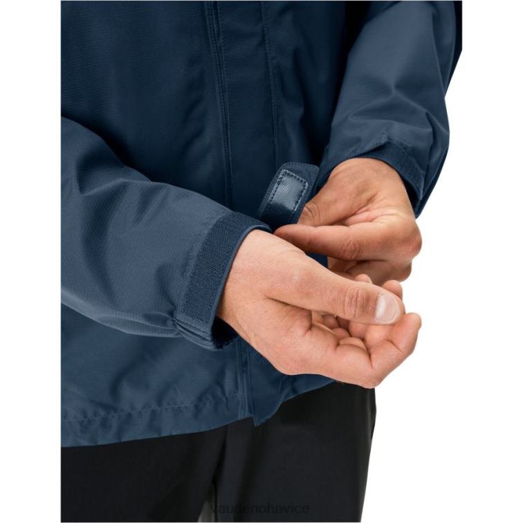 VAUDE 6FF4J1164 oblečenie temné more muži úniková bunda do ľahkého dažďa