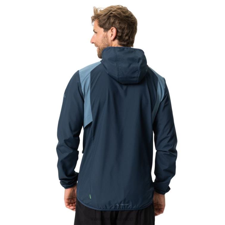 VAUDE 6FF4J1245 oblečenie temné more muži Cyklistická veterná bunda qimsa air
