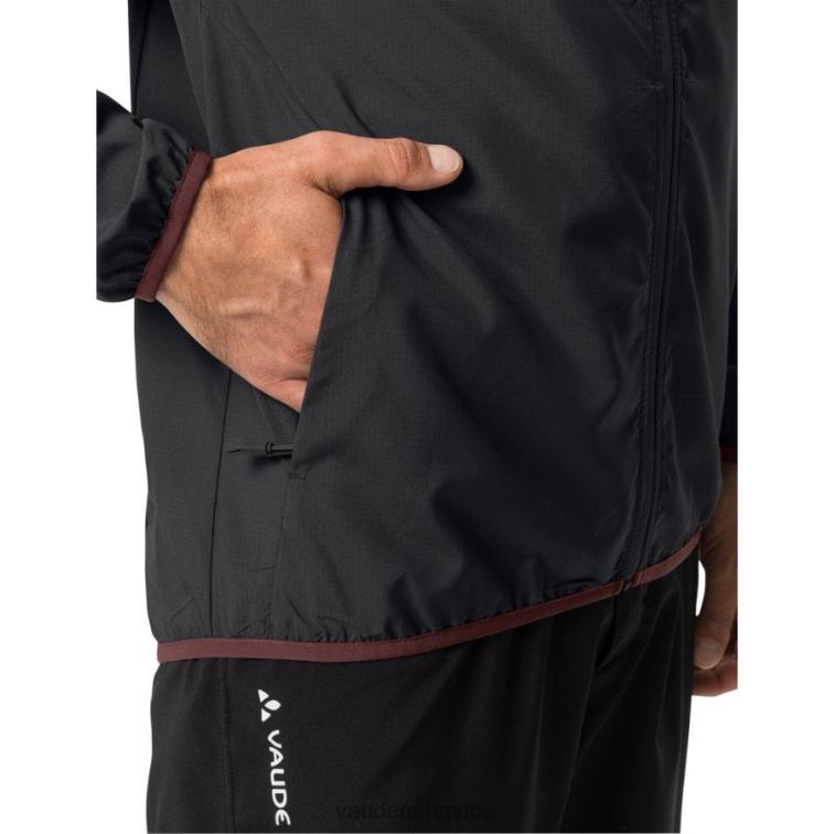 VAUDE 6FF4J1246 oblečenie čierna muži Cyklistická veterná bunda qimsa air