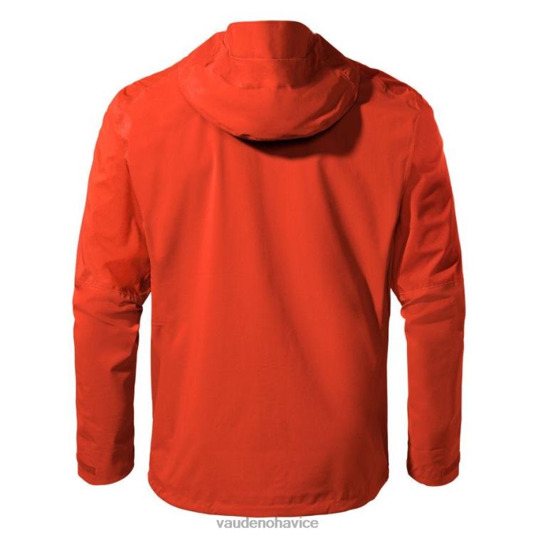 VAUDE 6FF4J1248 oblečenie svietiaca červená muži simony iv 2,5-vrstvová bunda do dažďa