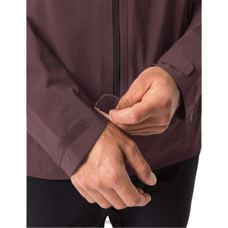 VAUDE 6FF4J1250 oblečenie tmavý dub muži simony iv 2,5-vrstvová bunda do dažďa