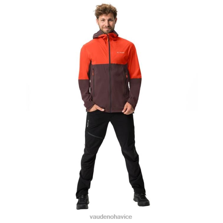 VAUDE 6FF4J1250 oblečenie tmavý dub muži simony iv 2,5-vrstvová bunda do dažďa