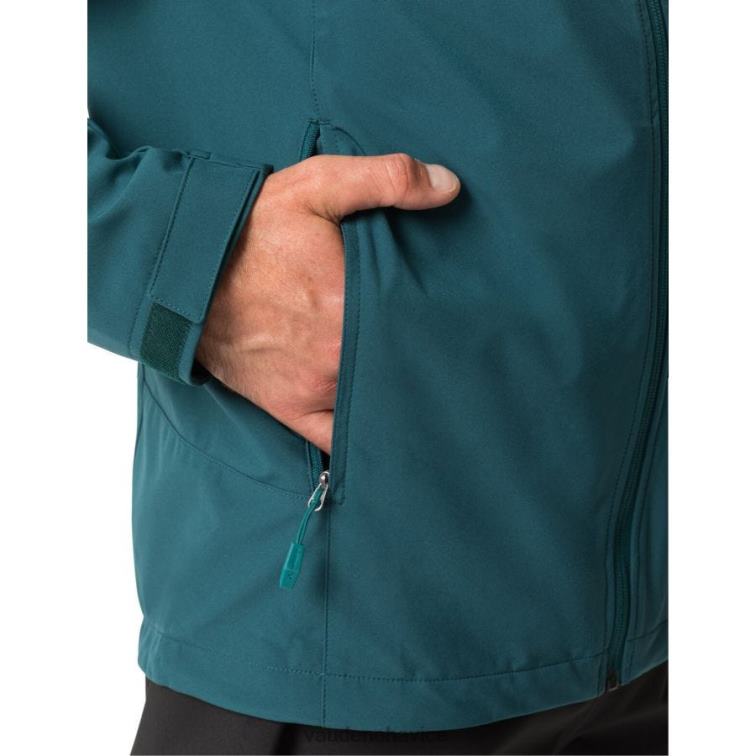 VAUDE 6FF4J1260 oblečenie kačica zelená muži Softshellová bunda hurricane iv