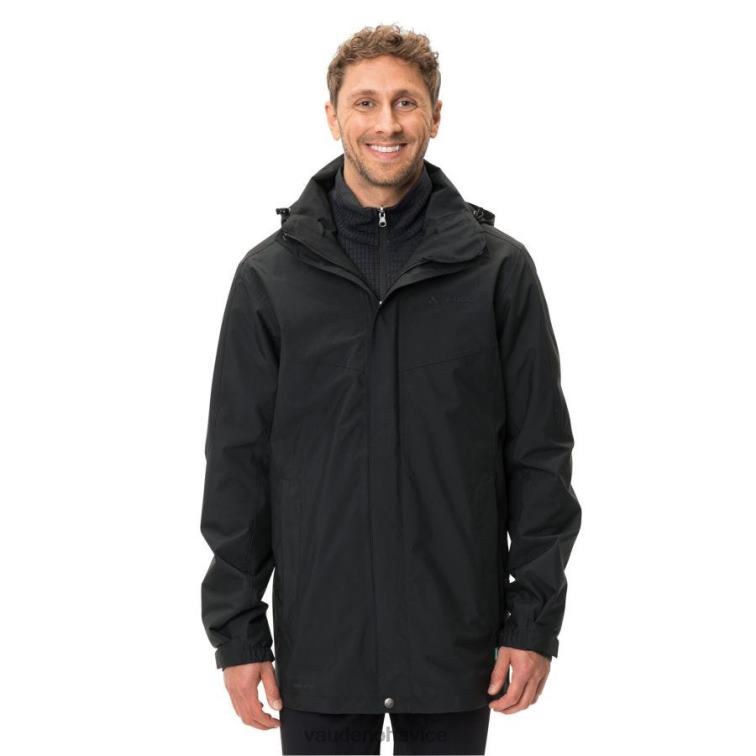 VAUDE 6FF4J1275 oblečenie čierna muži idris iii parka 3 v 1