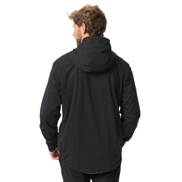 VAUDE 6FF4J1291 oblečenie čierna muži cyklistická bunda do dažďa