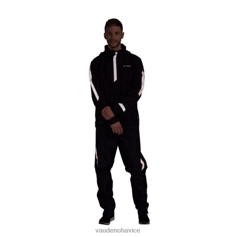 VAUDE 6FF4J1311 oblečenie čierna muži bunda do dažďa luminum ii