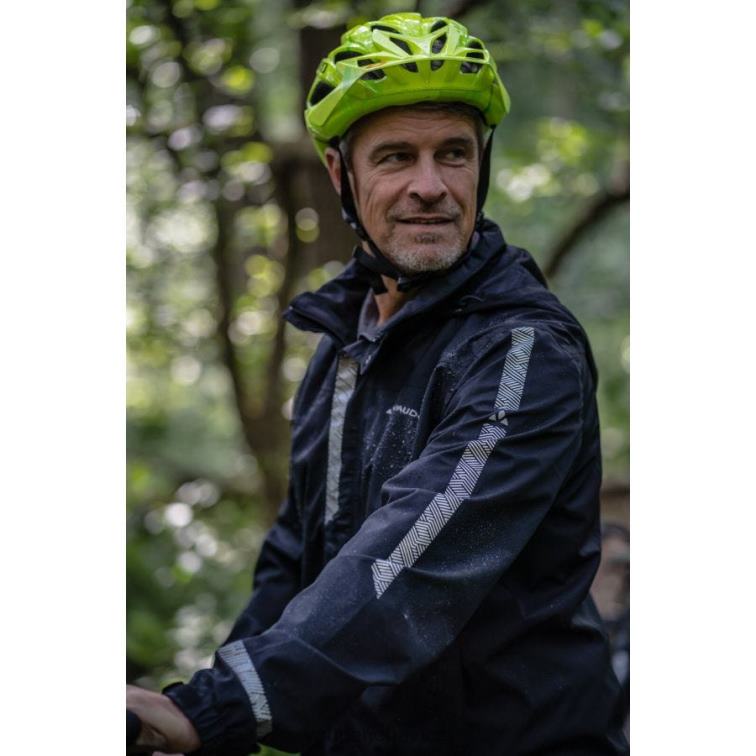 VAUDE 6FF4J1311 oblečenie čierna muži bunda do dažďa luminum ii