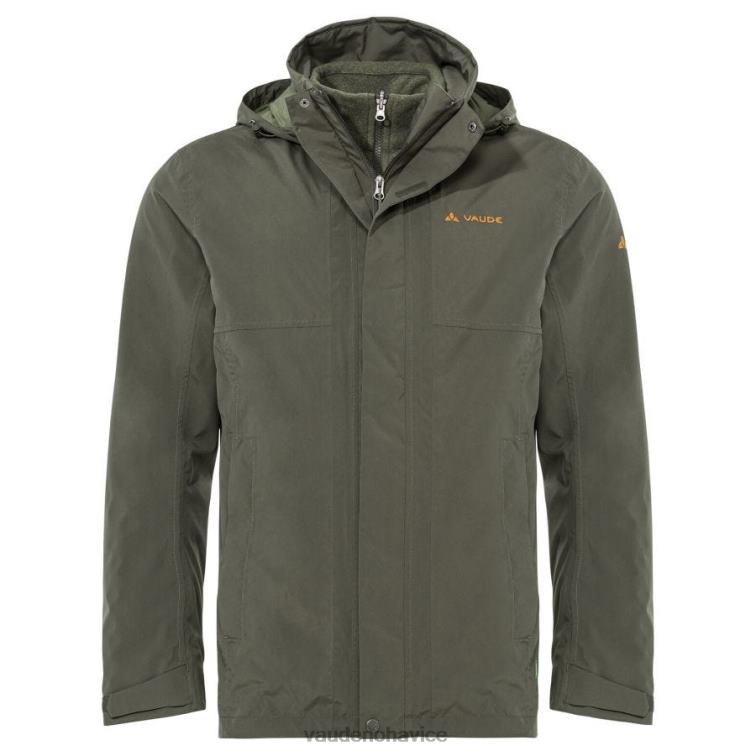 VAUDE 6FF4J1328 oblečenie kaki muži bunda rosemoor 3 v 1