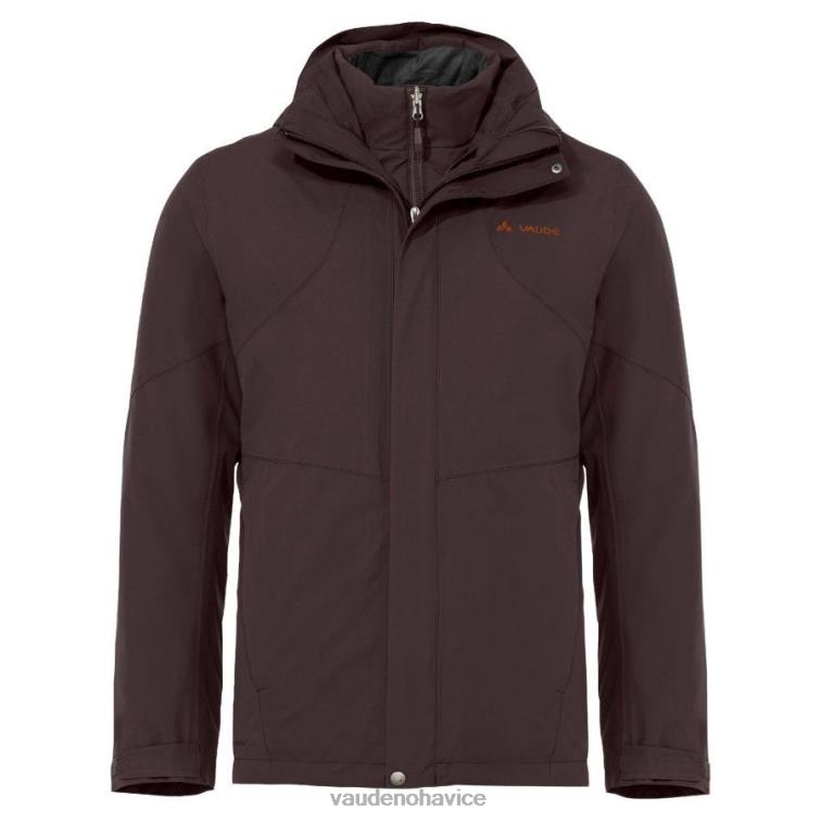 VAUDE 6FF4J1422 oblečenie pekanovo hnedá muži outdoorová bunda caserina ii 3 v 1