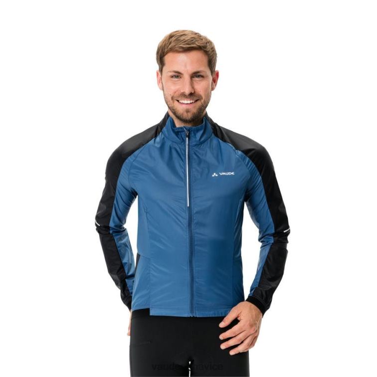 VAUDE 6FF4J1423 oblečenie biely čierny muži air pro veterná bunda