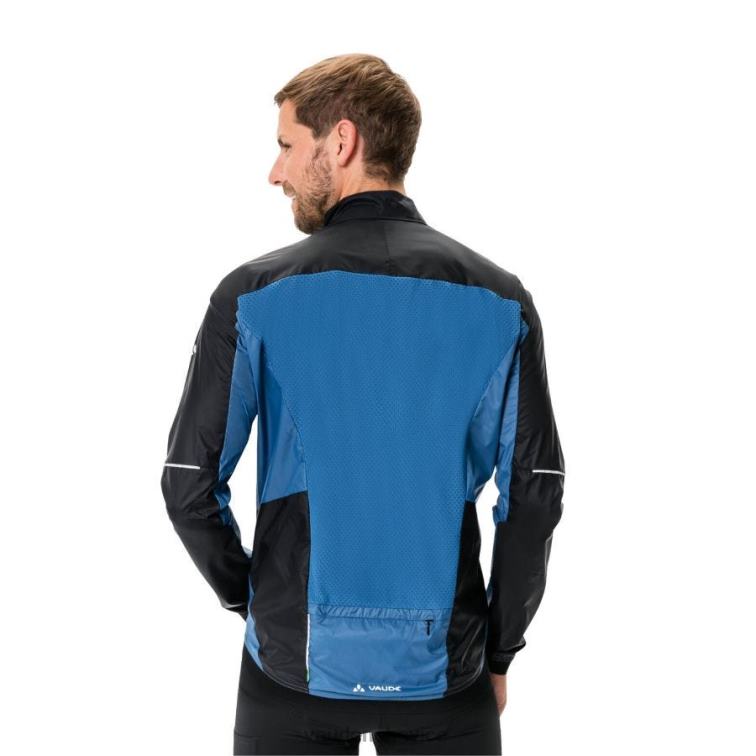 VAUDE 6FF4J1423 oblečenie biely čierny muži air pro veterná bunda