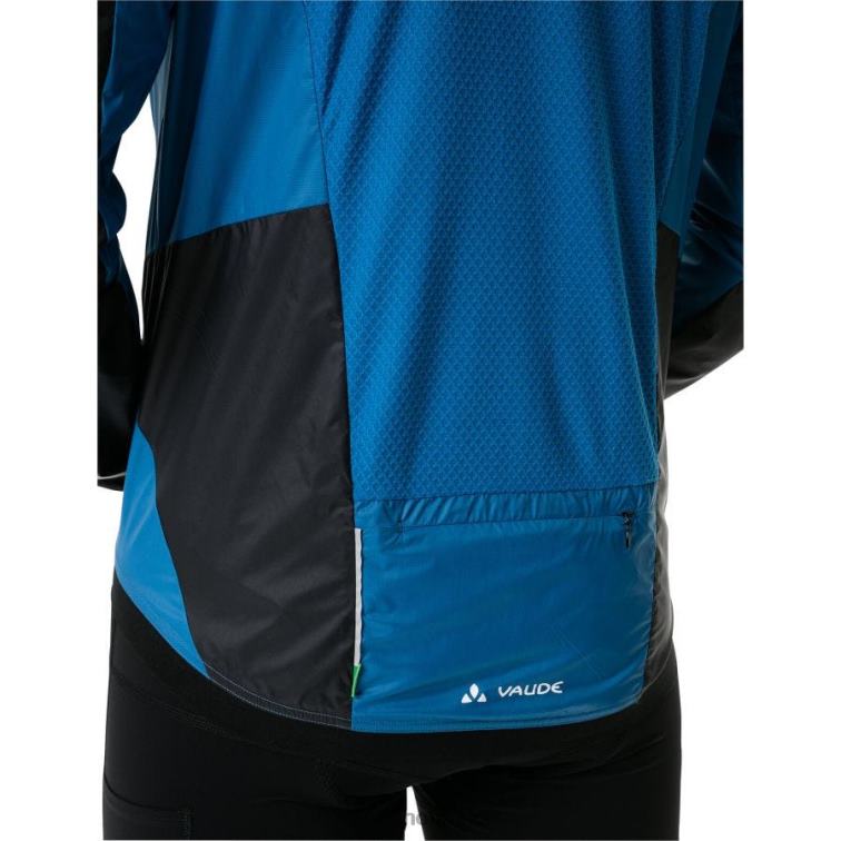 VAUDE 6FF4J1423 oblečenie biely čierny muži air pro veterná bunda