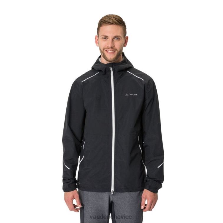 VAUDE 6FF4J1428 oblečenie čierna muži bunda do dažďa yaras