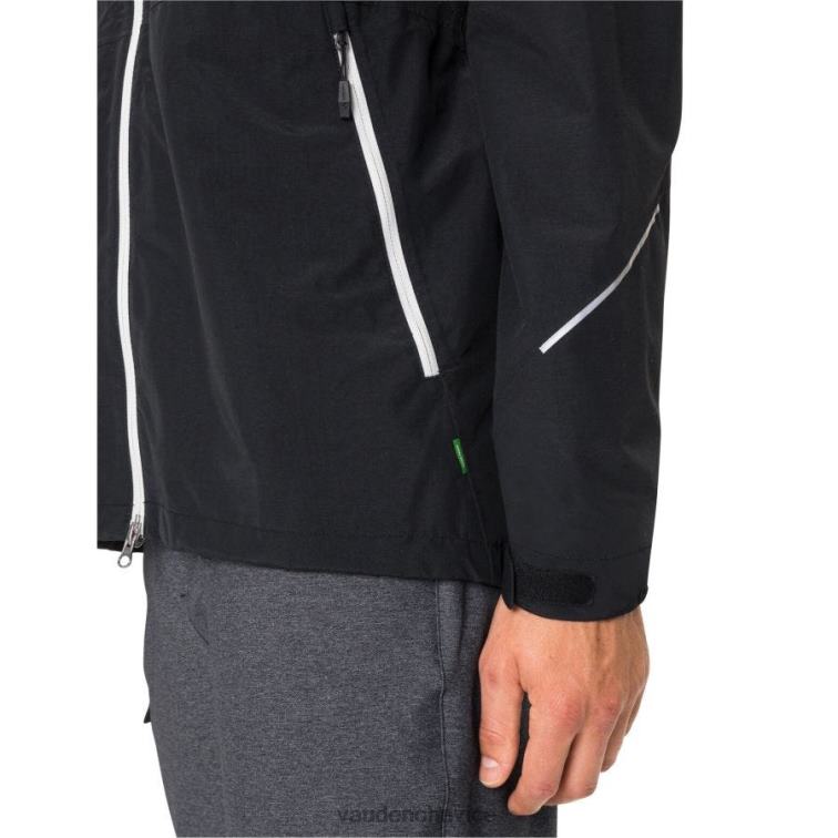 VAUDE 6FF4J1428 oblečenie čierna muži bunda do dažďa yaras