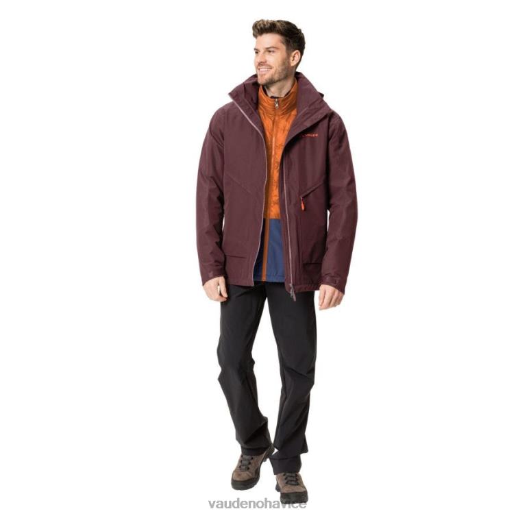 VAUDE 6FF4J1433 oblečenie tmavé more/červené muži elope outdoorová bunda 3 v 1