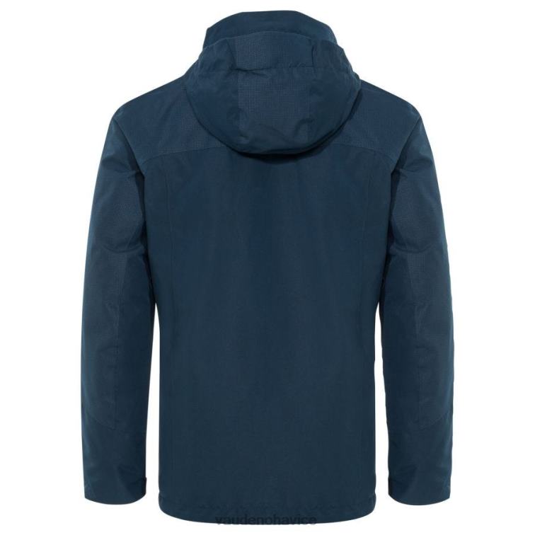 VAUDE 6FF4J1434 oblečenie tmavé more/červené muži elope outdoorová bunda 3 v 1