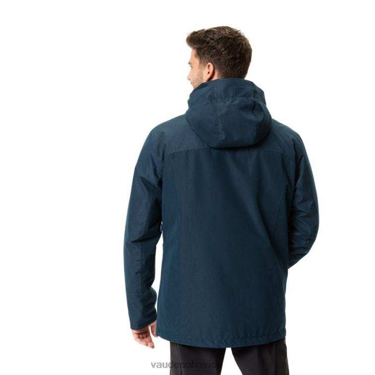 VAUDE 6FF4J1434 oblečenie tmavé more/červené muži elope outdoorová bunda 3 v 1