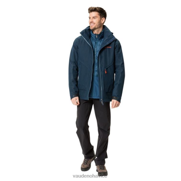 VAUDE 6FF4J1434 oblečenie tmavé more/červené muži elope outdoorová bunda 3 v 1