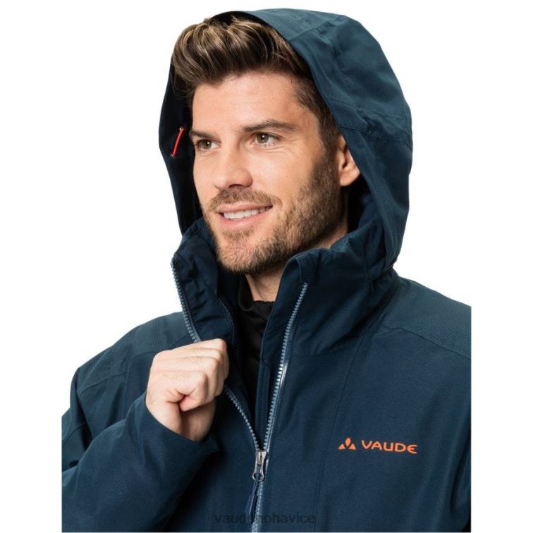 VAUDE 6FF4J1434 oblečenie tmavé more/červené muži elope outdoorová bunda 3 v 1