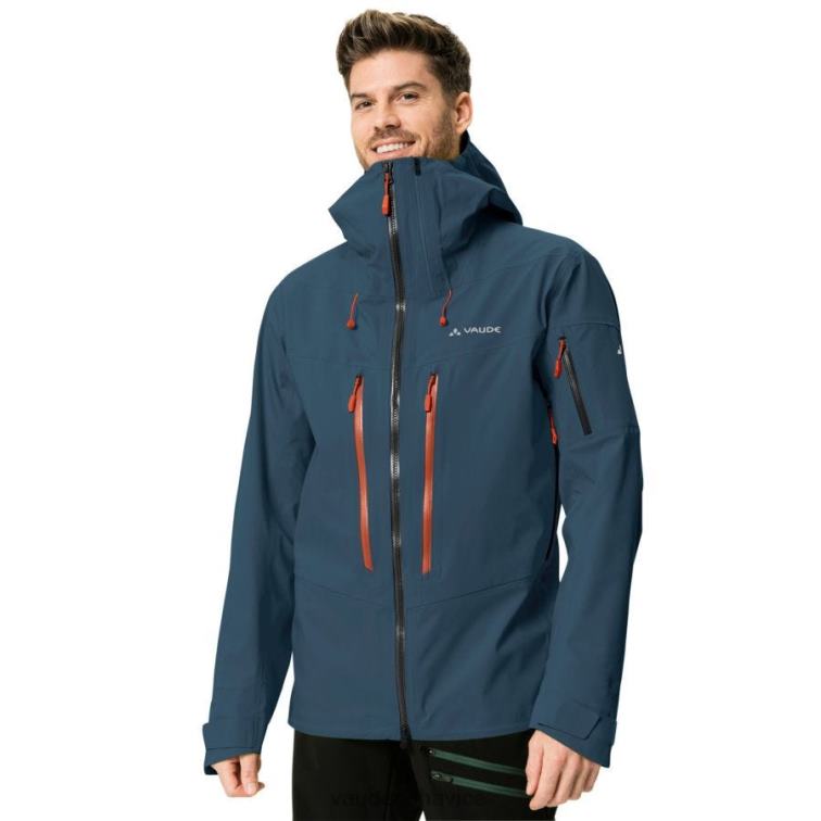 VAUDE 6FF4J1450 oblečenie temné more muži 3-vrstvová skialpinistická bunda monviso
