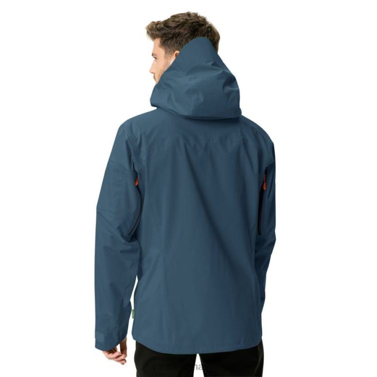 VAUDE 6FF4J1450 oblečenie temné more muži 3-vrstvová skialpinistická bunda monviso