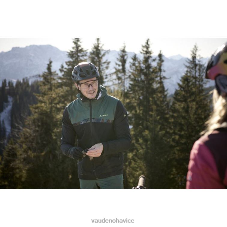VAUDE 6FF4J1467 oblečenie čierna muži celoročná moab cyklistická bunda do dažďa 3 v 1