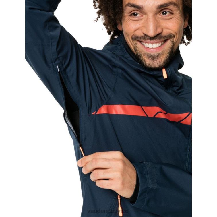 VAUDE 6FF4J1467 oblečenie čierna muži celoročná moab cyklistická bunda do dažďa 3 v 1