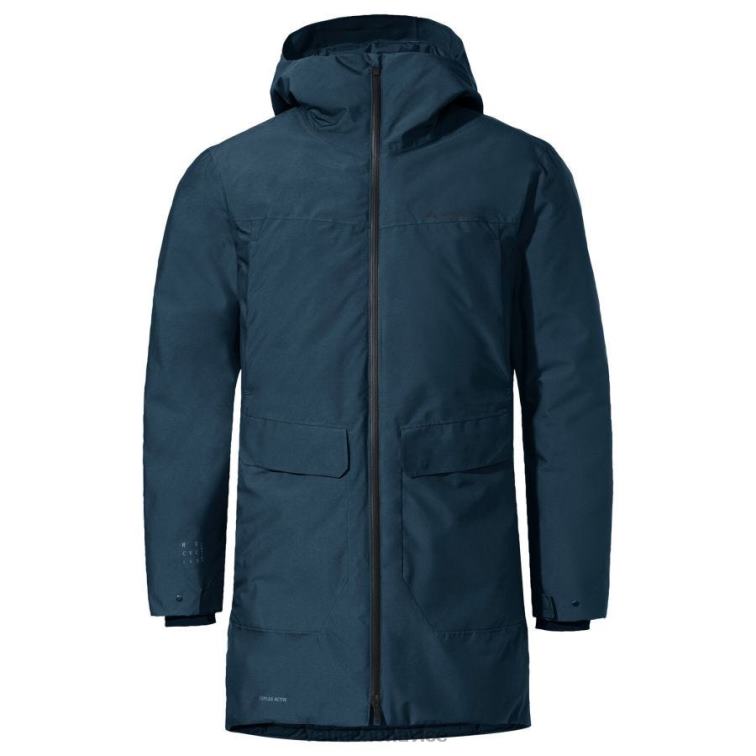 VAUDE 6FF4J1486 oblečenie temné more muži nepremokavý kabát mineo ii