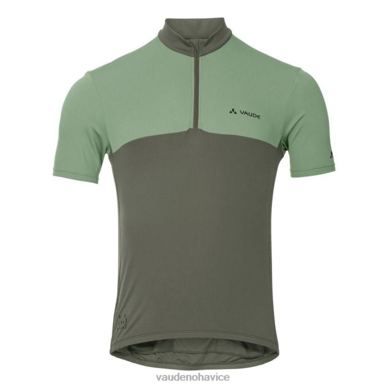 VAUDE 6FF4J1837 oblečenie vŕba zelená muži matera cyklistický dres s polovičným zipsom