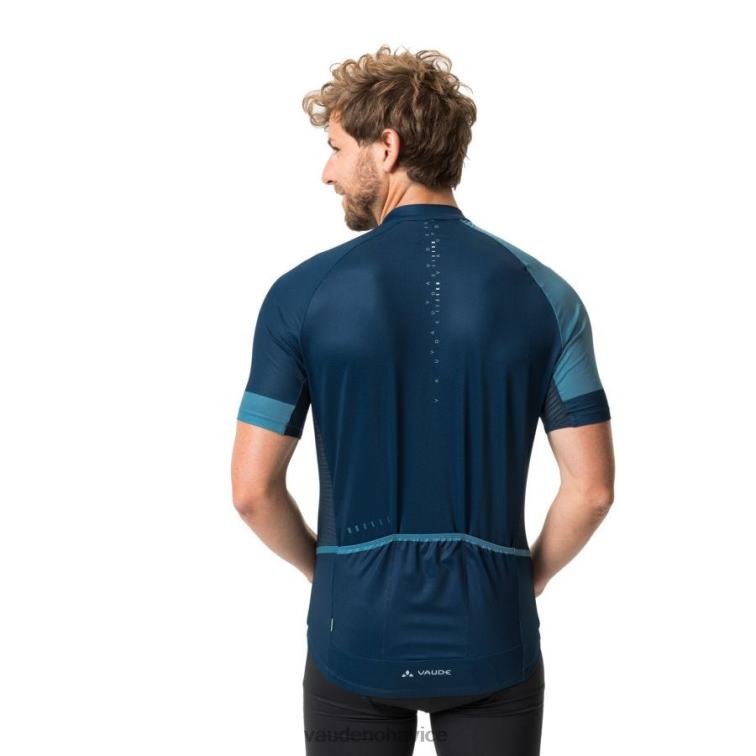 VAUDE 6FF4J1899 oblečenie svietiaca červená muži celorozopínací cyklistický dres posta