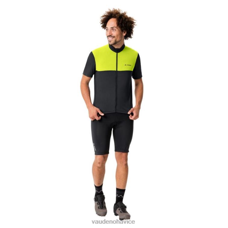 VAUDE 6FF4J1915 oblečenie svetlozelená muži matera cyklistický dres s celorozopínacím zipsom