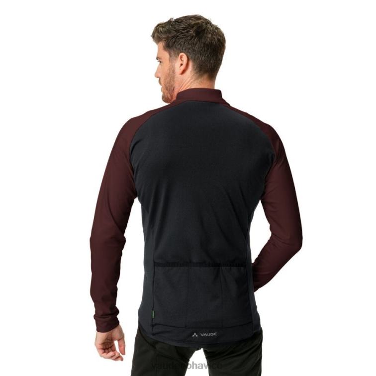 VAUDE 6FF4J1921 oblečenie tmavý dub muži posta trikotový cyklistický dres s dlhým rukávom