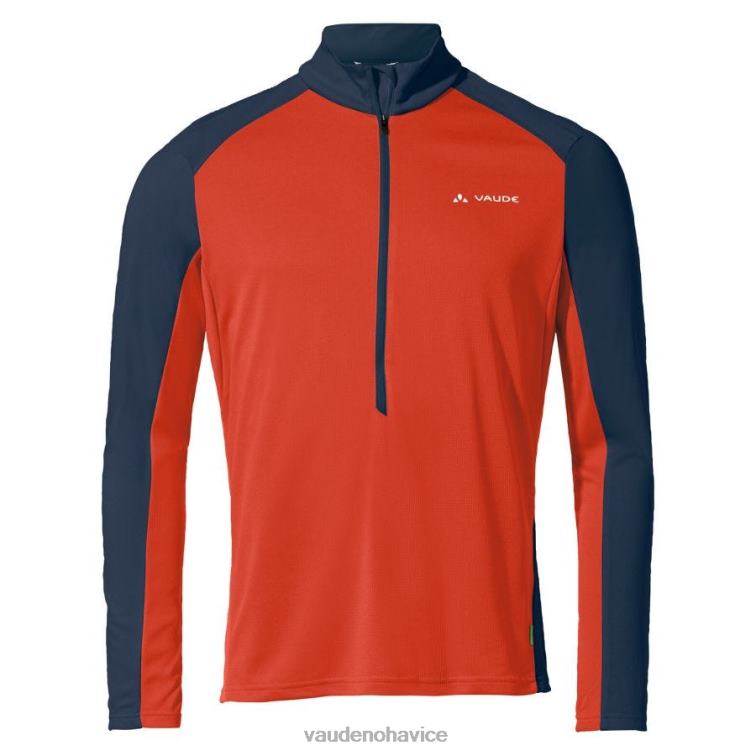 VAUDE 6FF4J1814 oblečenie tmavé more/červené muži larice light ii košeľa s dlhým rukávom