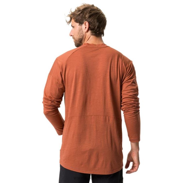 VAUDE 6FF4J1939 oblečenie gaštanový muži yaras košeľa s dlhým rukávom
