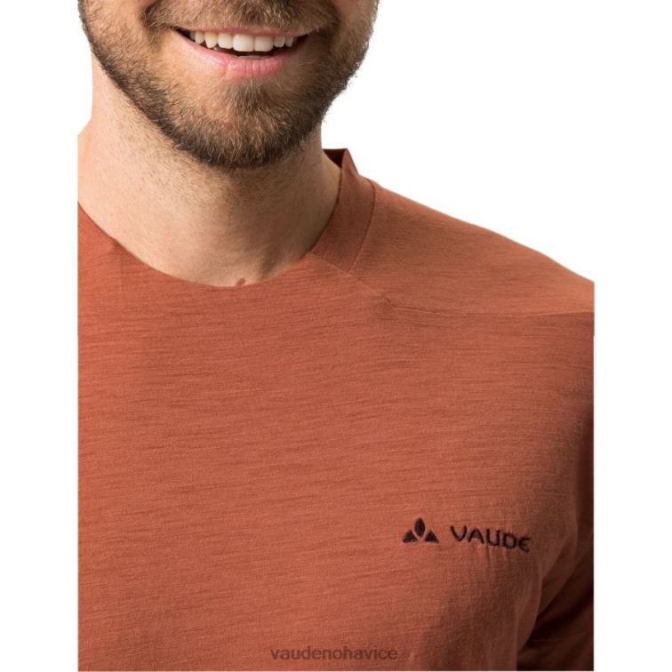VAUDE 6FF4J1939 oblečenie gaštanový muži yaras košeľa s dlhým rukávom